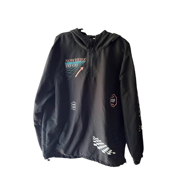 Brooklyn Cloth MFG CO. Black NOWHERE TO GO ANORAK Jacket Size Large - Picture 3 of 9